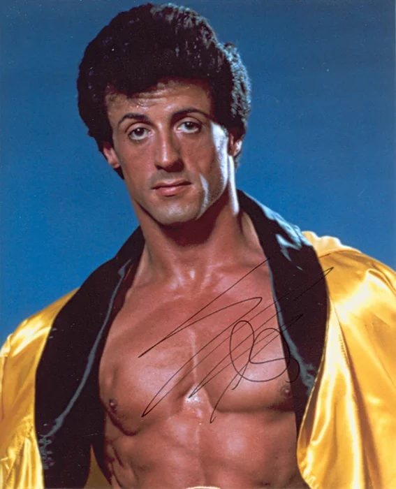 Sylvester Stallone autograph