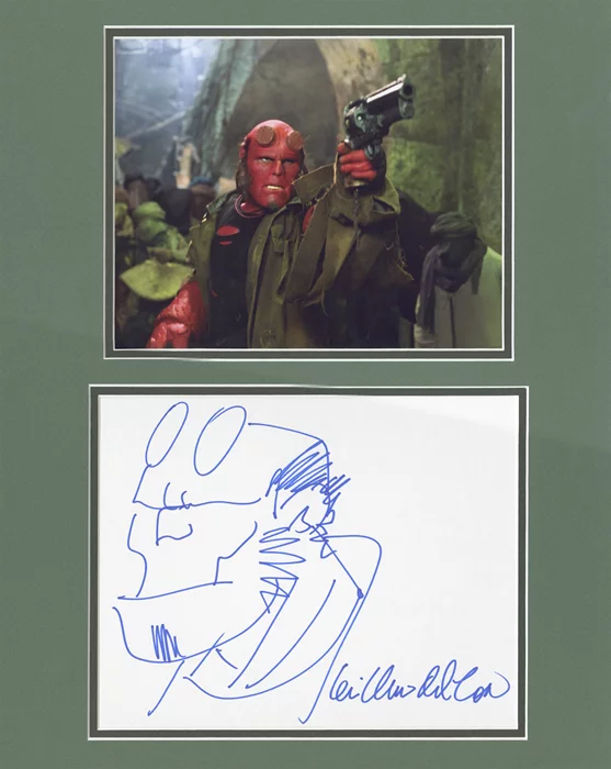 Hellboy autograph