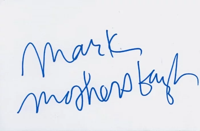Mark Mothersbaugh autograph