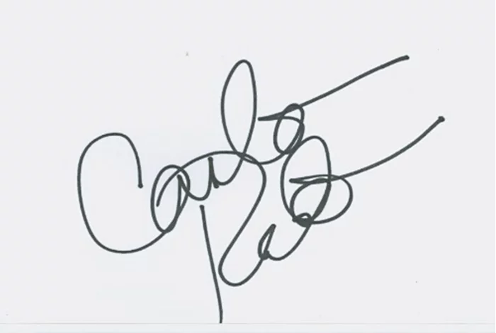 Carlo Rota autograph