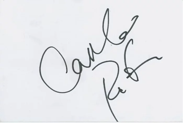 Carlo Rota autograph