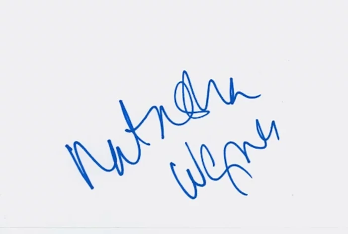Natasha Wagner autograph
