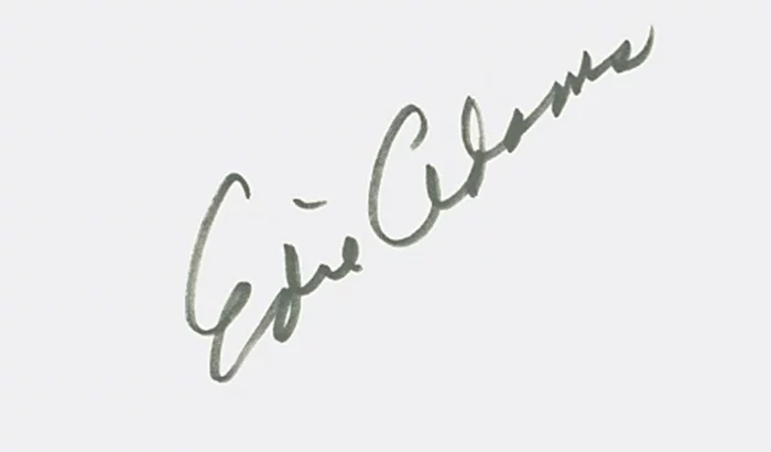 Edie Adams autograph