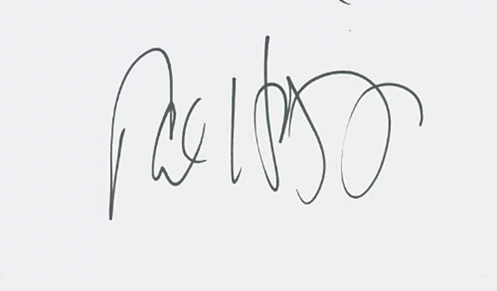 Paul Haggis autograph