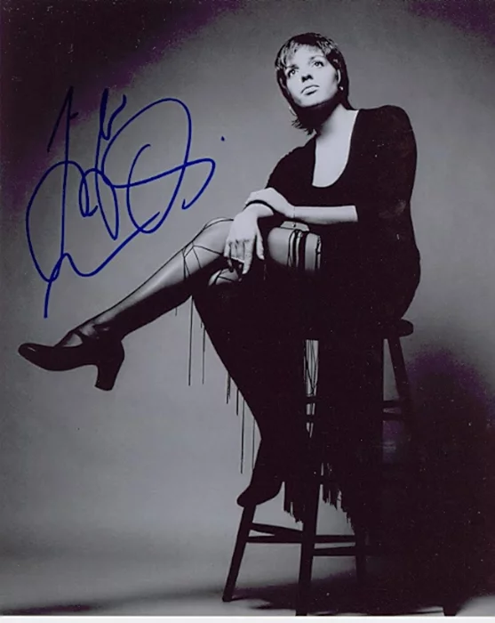 Liza Minnelli autograph
