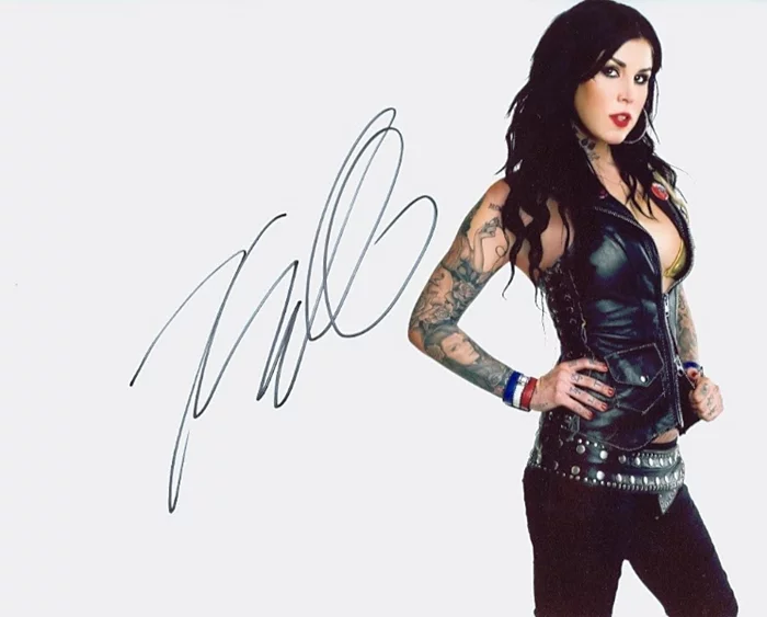 Kat von D autograph