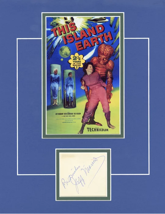 This Island Earth autograph
