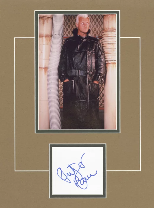 Rutger Hauer autograph