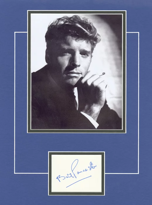 Burt Lancaster autograph
