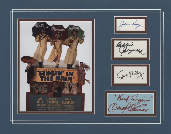 Singin' In The Rain autograph