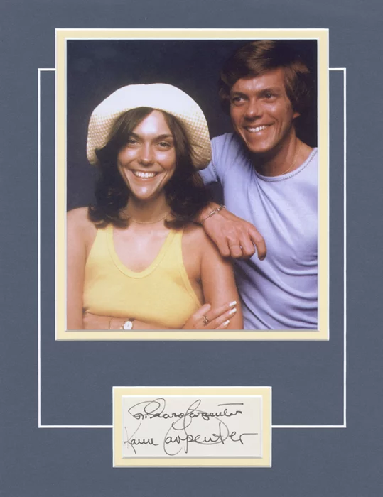 The Carpenters autograph