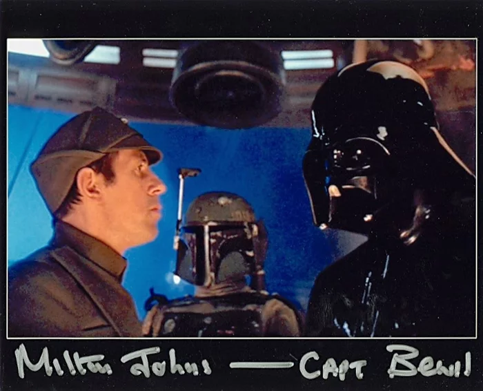 Milton Johns autograph