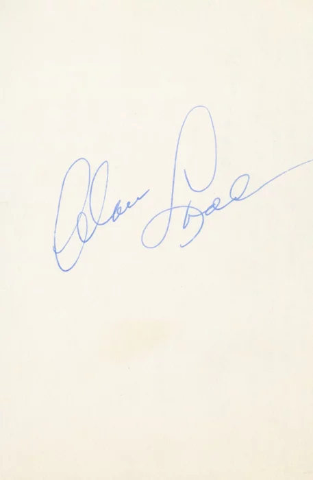 Alan Ladd autograph