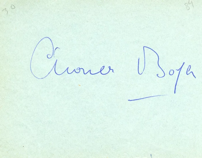 Charles Boyer autograph