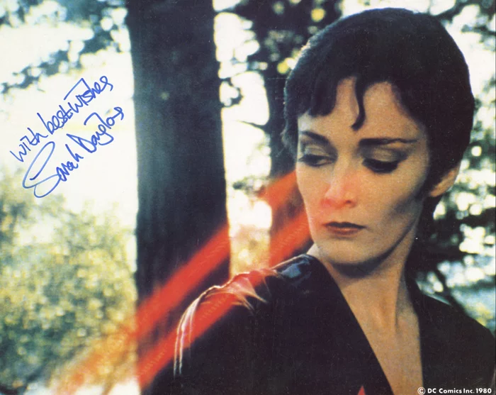 Sarah Douglas autograph