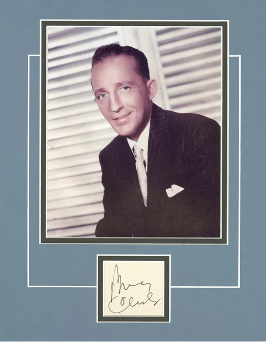 Bing Crosby autograph