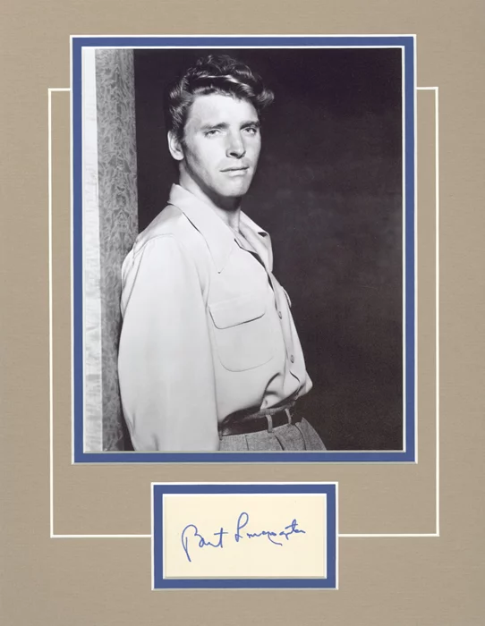 Burt Lancaster autograph