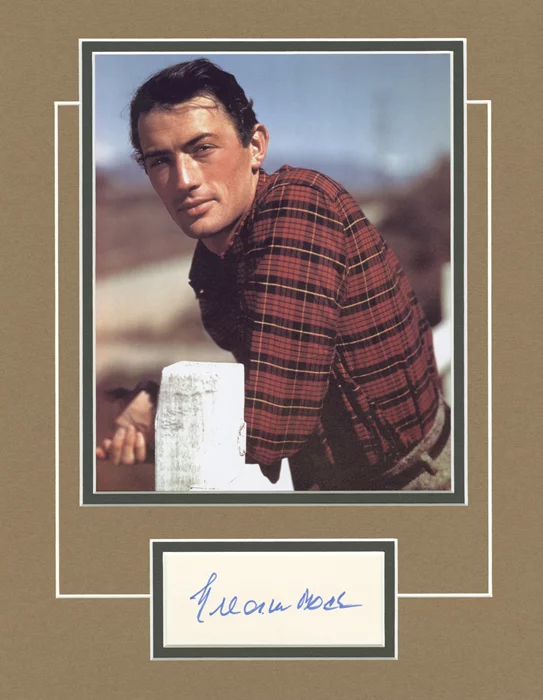 Gregory Peck autograph