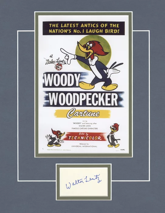 Woody Woodpecker autograph