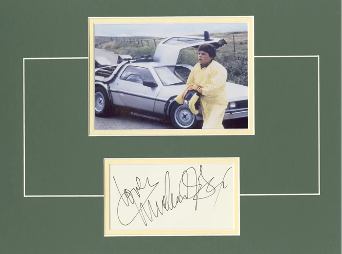 Michael J. Fox autograph