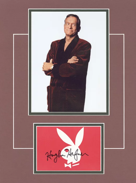 Hugh Hefner autograph