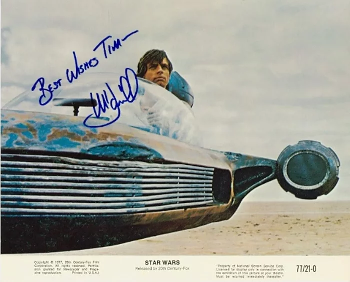 Mark Hamill autograph