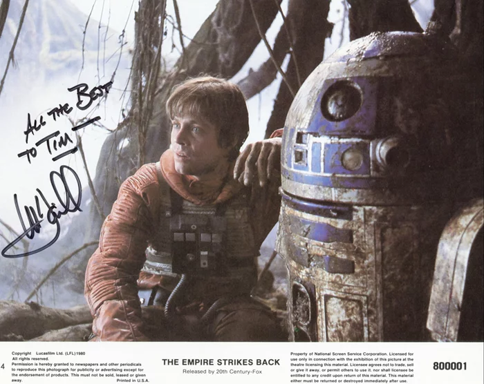 Mark Hamill autograph