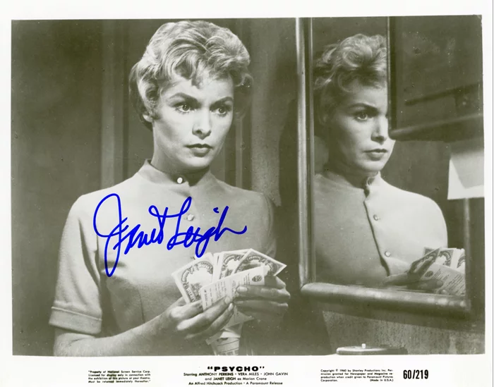 Janet Leigh autograph