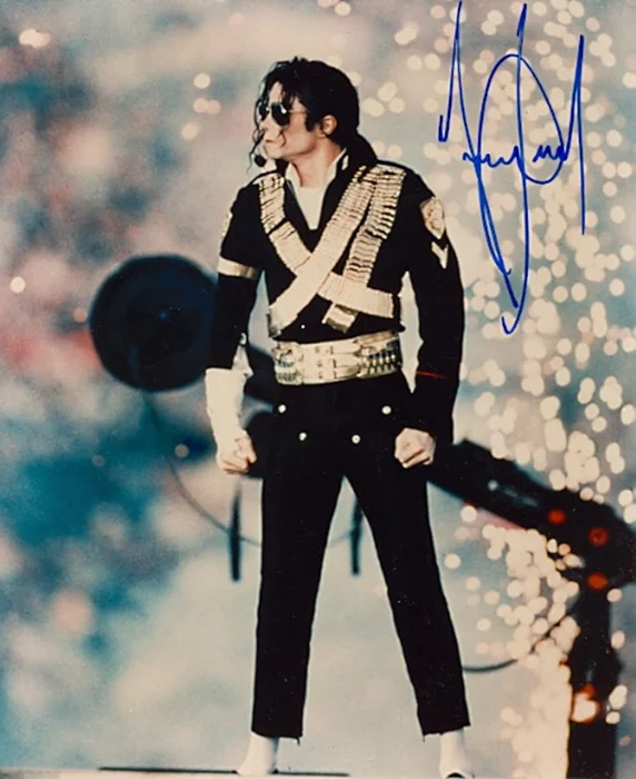 Michael Jackson autograph