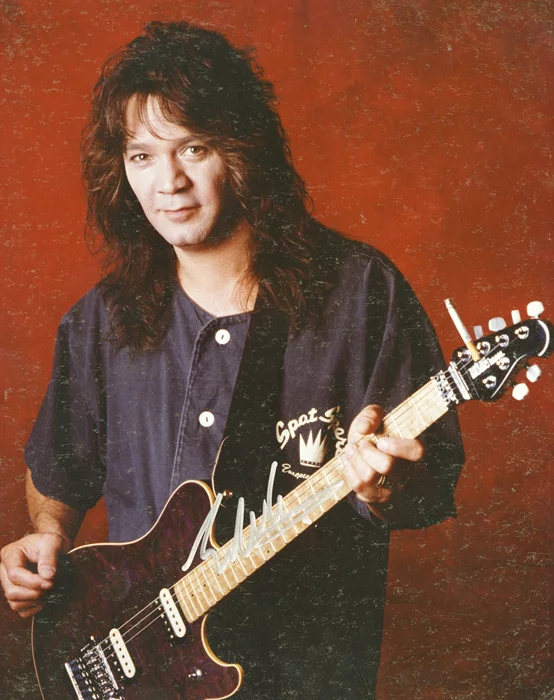 Eddie Van Halen autograph