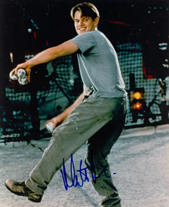 Matt Damon autograph