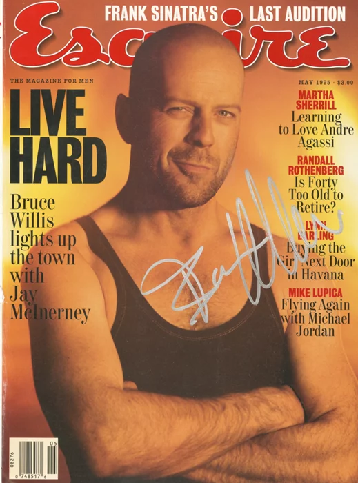 Bruce Willis autograph