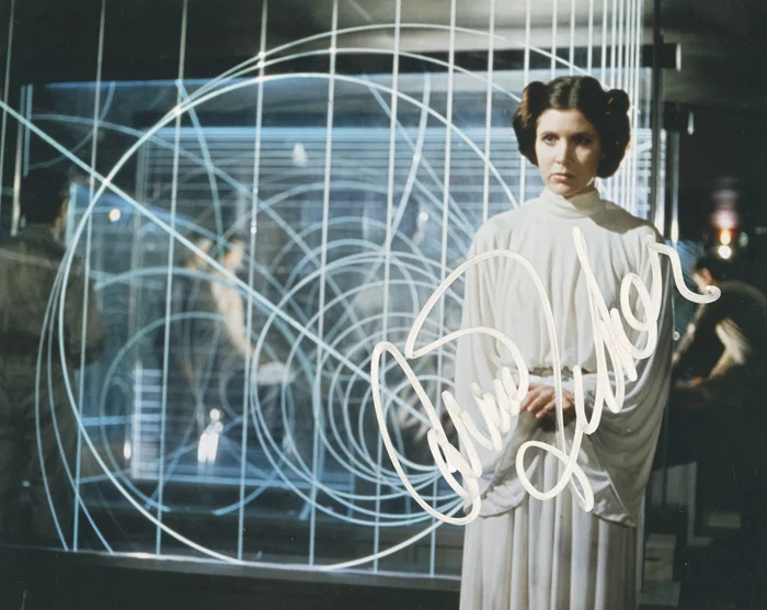 Carrie Fisher autograph