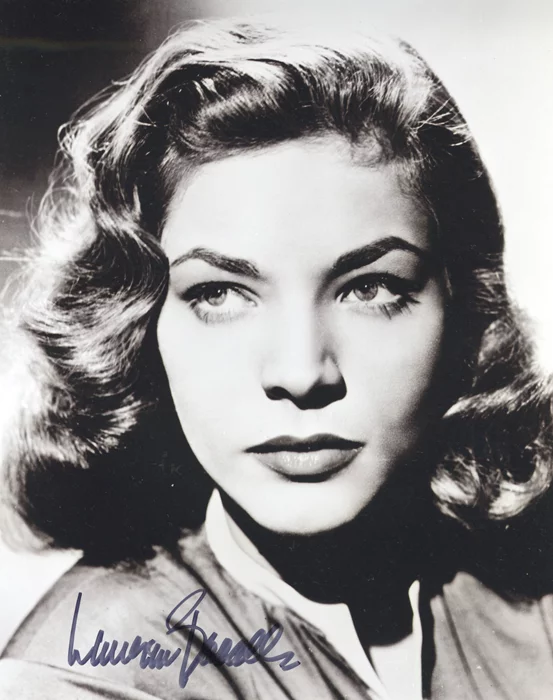 Lauren Bacall autograph