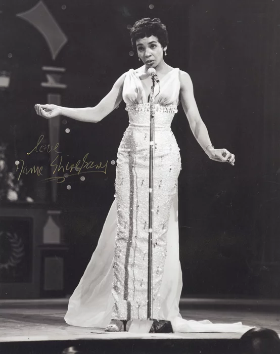 Shirley Bassey autograph