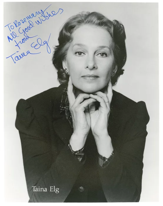 Taina Elg autograph