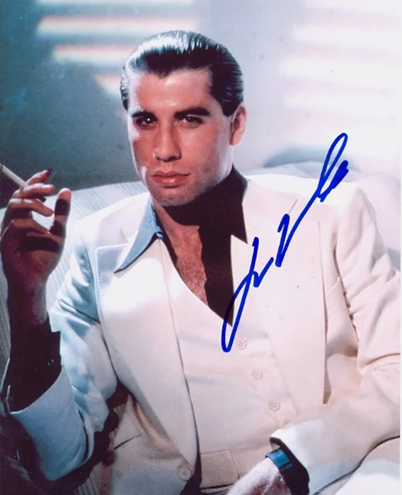 John Travolta autograph