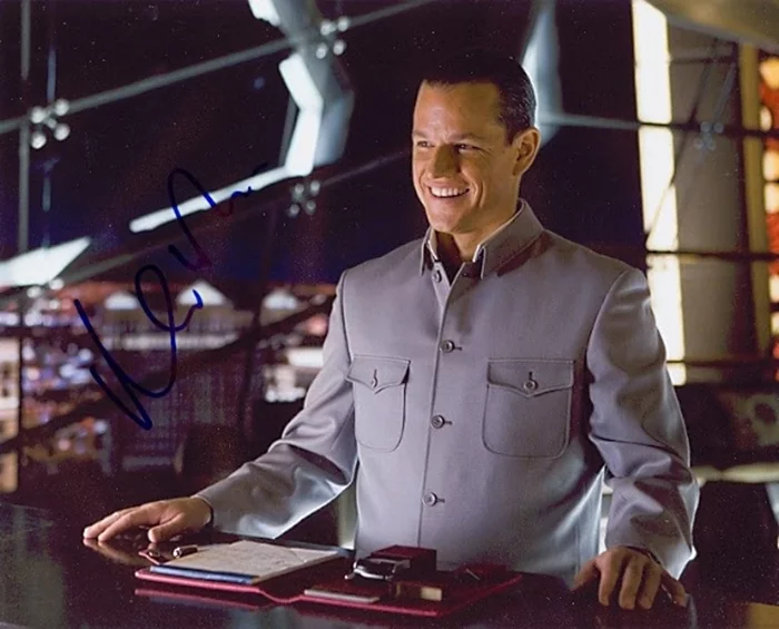 Matt Damon autograph