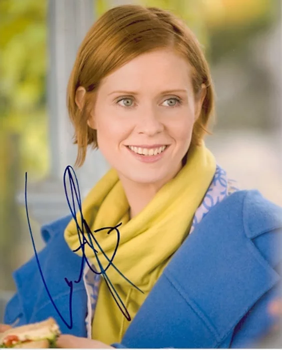 Cynthia Nixon autograph