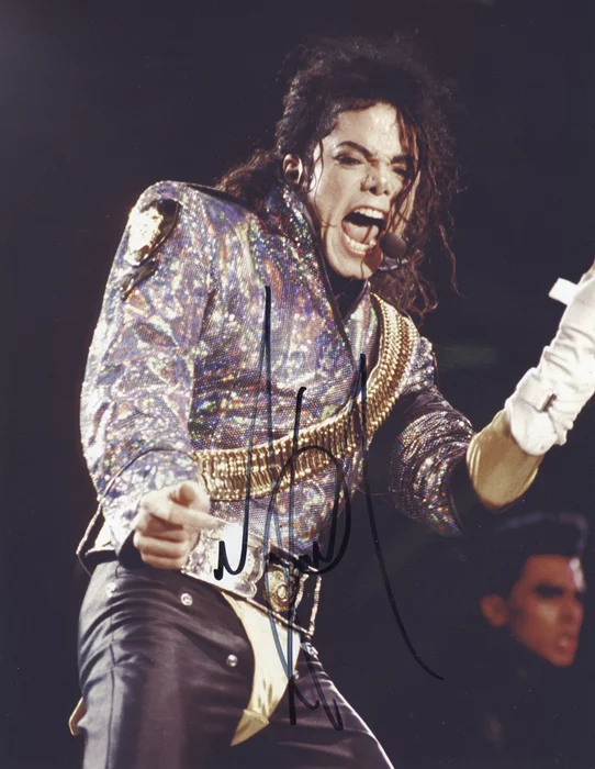 Michael Jackson autograph