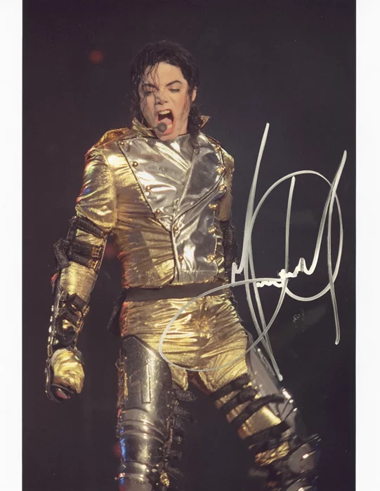 Michael Jackson autograph