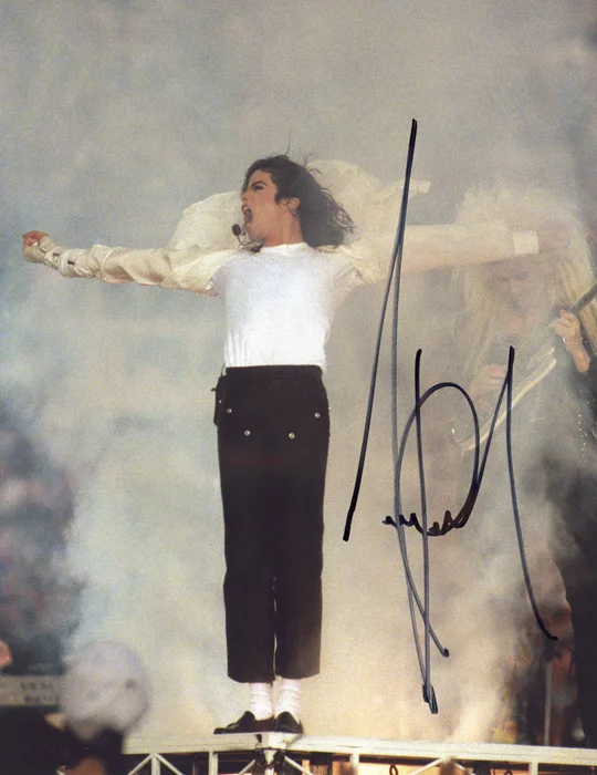 Michael Jackson autograph