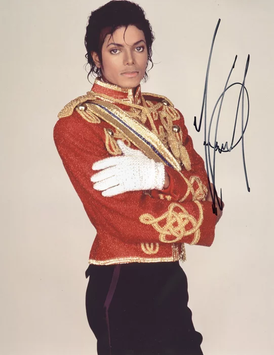 Michael Jackson autograph