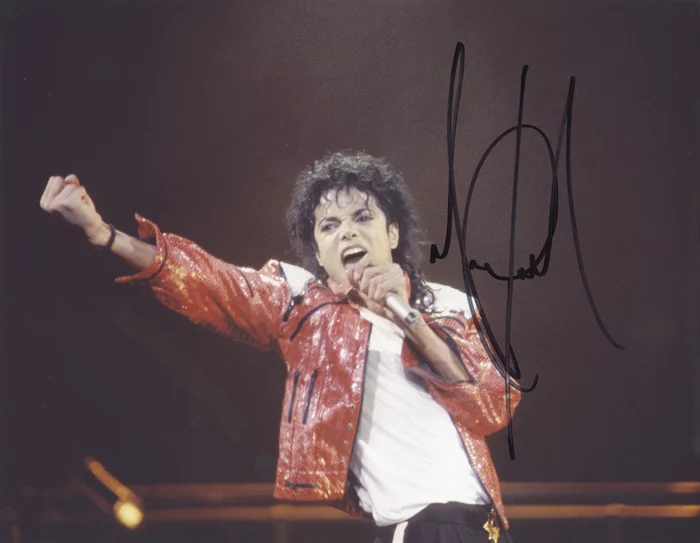 Michael Jackson autograph