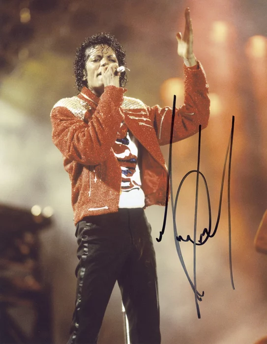 Michael Jackson autograph