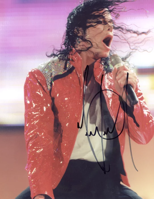 Michael Jackson autograph