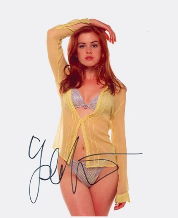 Isla Fisher autograph