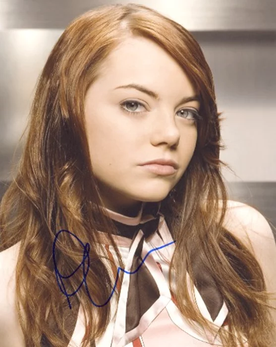 Emma Stone autograph