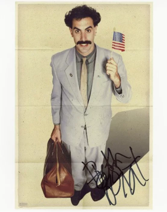 Sacha Baron Cohen autograph