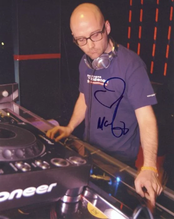 Moby autograph